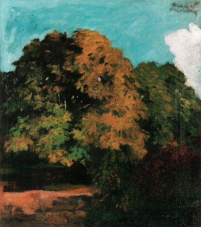 Castaños en Nagybanya de Károly Ferenczy